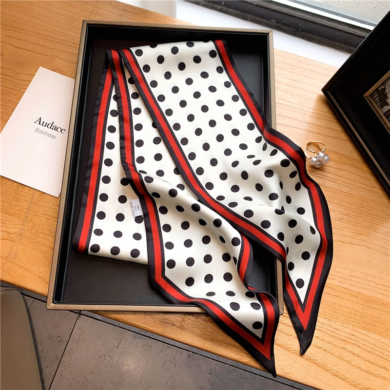 Luxury Bags For Travel - Luxury Long Silk Scarf Female Animal