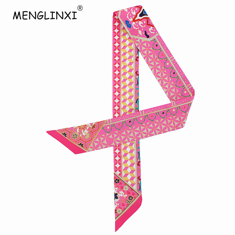 Luxury Bags China - New Geometric Floral Print Silk Scarf