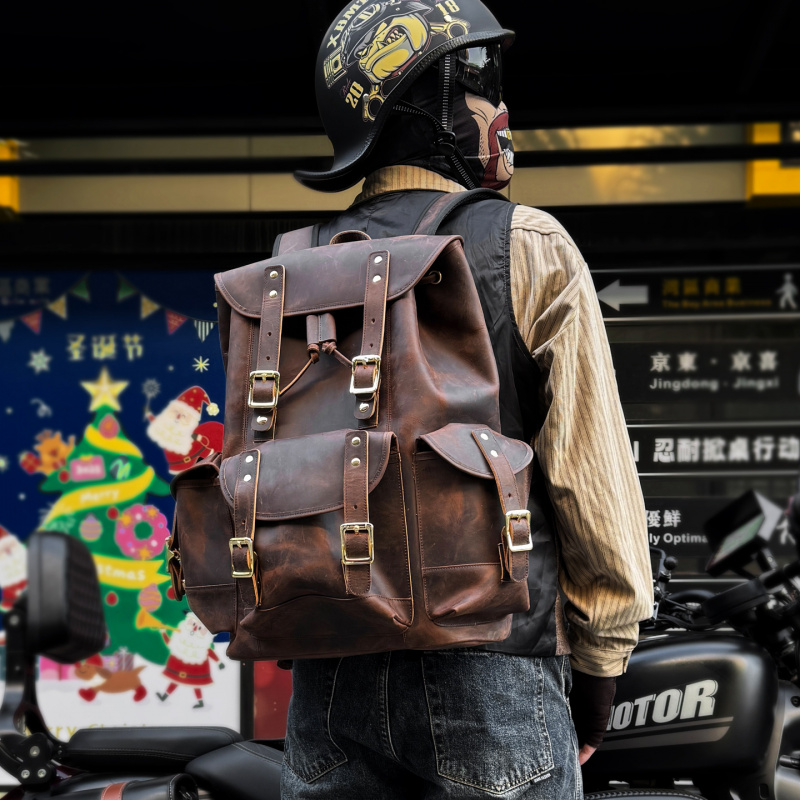 New Arrivals Leather Backpack  - Luxury Bags For Travel review and price
