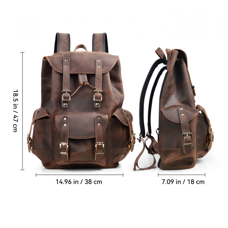 New Arrivals Leather Backpack  - Luxury Bags For Travel review and price