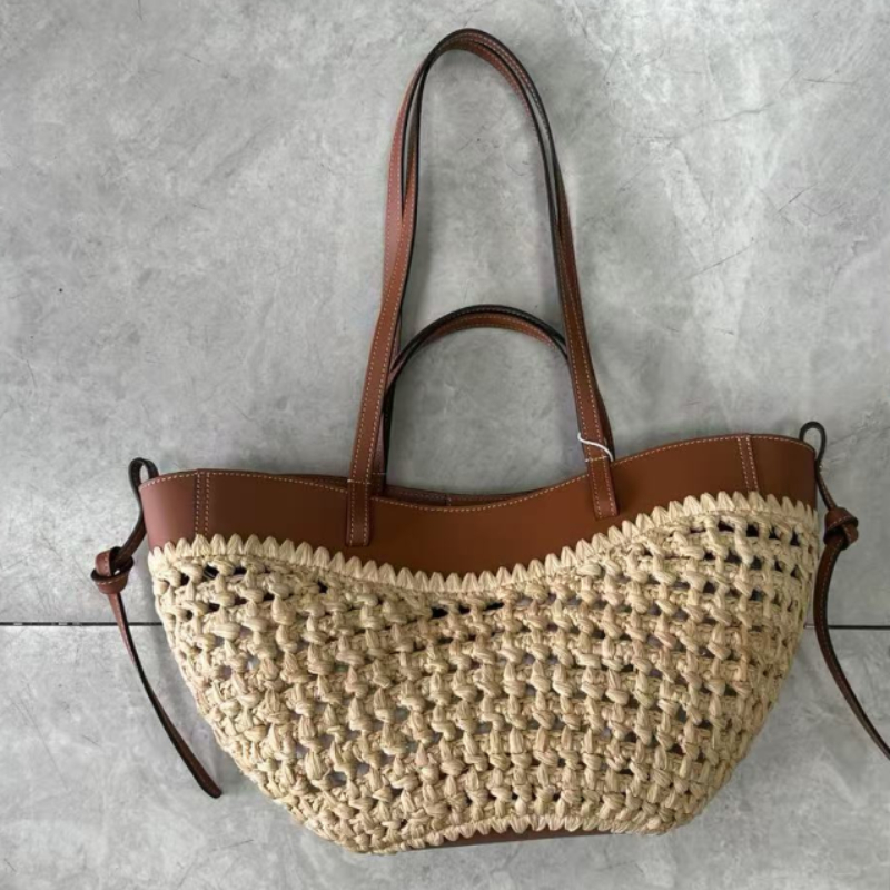 Luxury Raffia Straw Tote Bag,F - Luxury Bags For Travel review and price