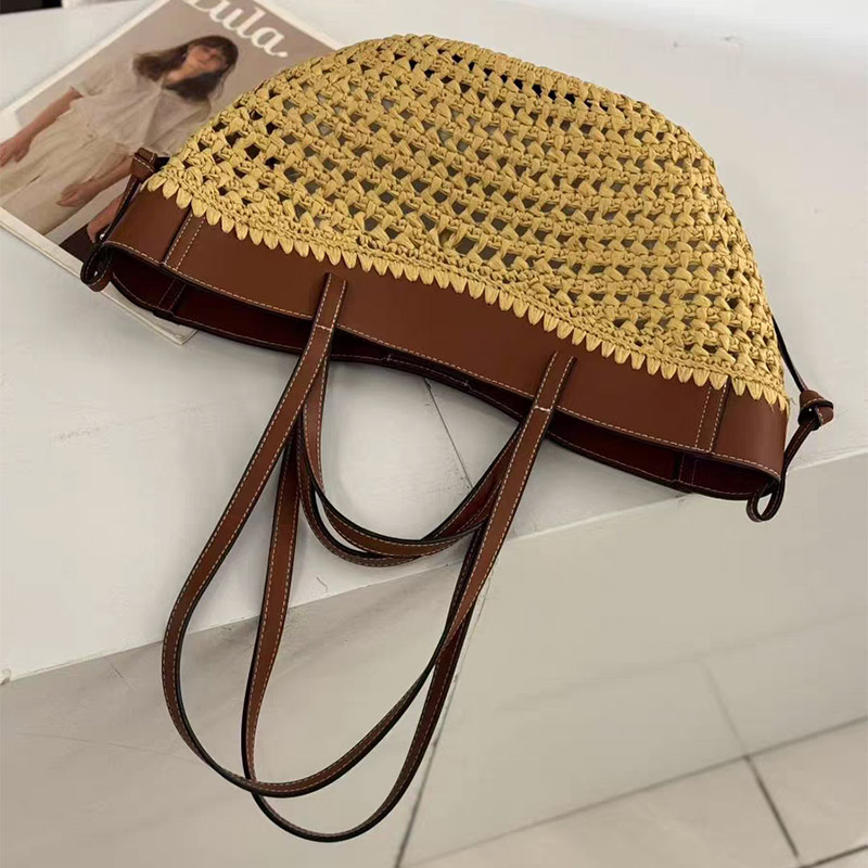 Luxury Raffia Straw Tote Bag,F - Luxury Bags For Travel review and price