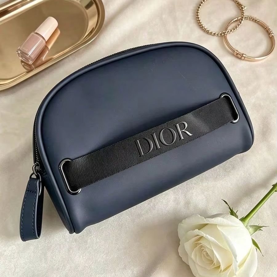 Dior Navy Blue Half Moon Cosme - Luxury Bags Dior review and price