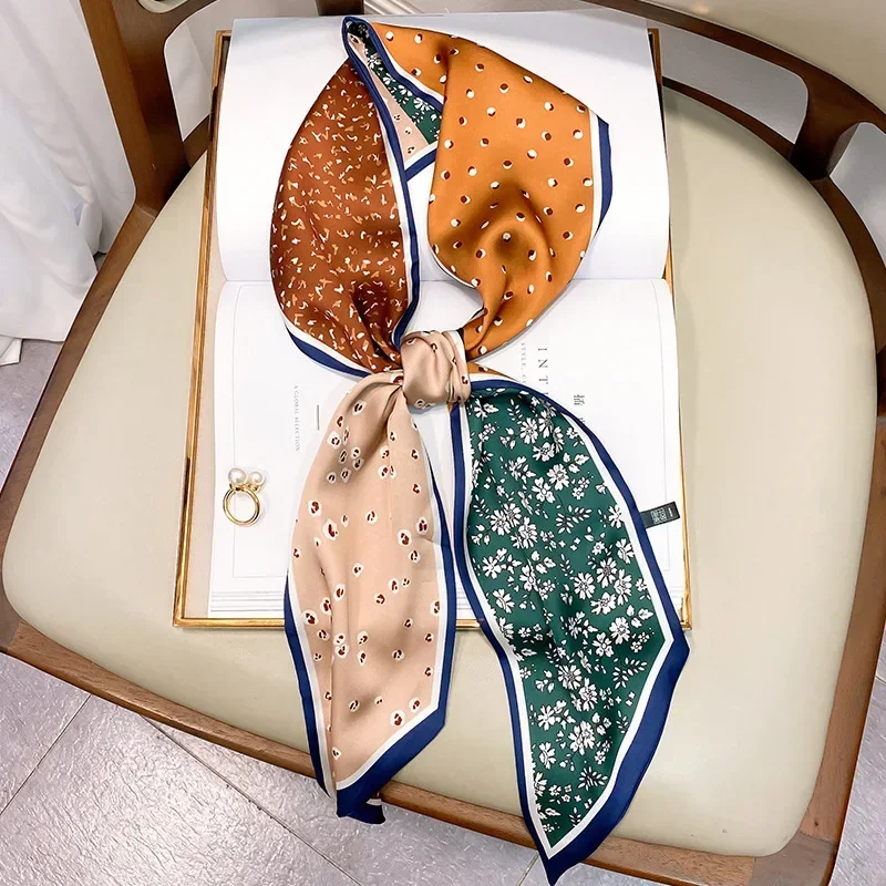 Design Print Skinny Scarf Plai - Luxury Bags For Travel review and price