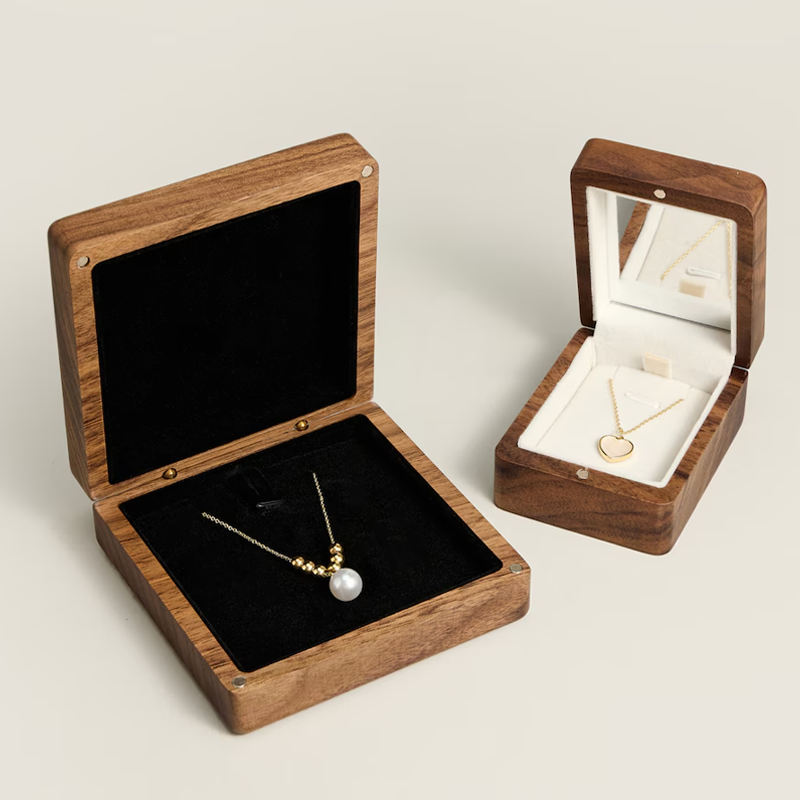 Wedding Necklace Box with Mirr - Luxury Bags List review and price