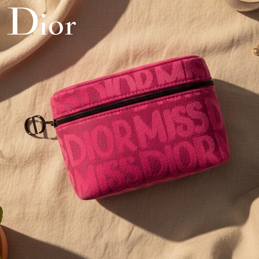 Dior’s Bag Pink Cosmetic Bag F - Luxury Bags Dior review and price