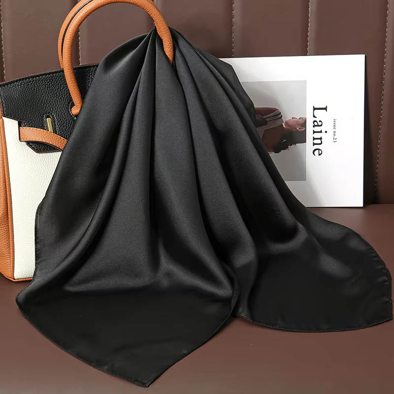 Luxury Solid Color Silk Square - Luxury Bags China review and price