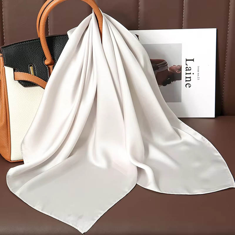 Luxury Solid Color Silk Square - Luxury Bags China review and price