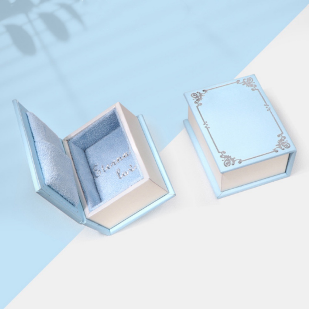 Mini Clamshell Book Ring Box f - Luxury Bags List review and price