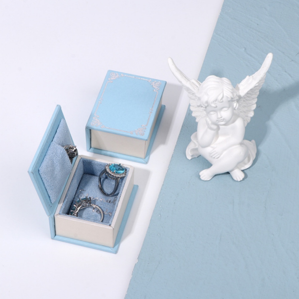 Mini Clamshell Book Ring Box f - Luxury Bags List review and price