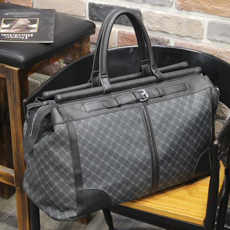 Fashion Plaid Travel Bag Men H - Luxury Bags For Travel review and price