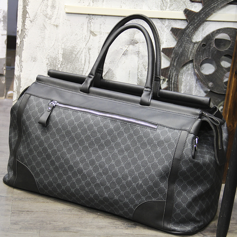 Fashion Plaid Travel Bag Men H - Luxury Bags For Travel review and price
