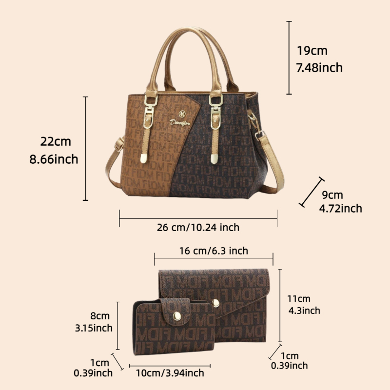 3-piece women's bag set, luxur - Luxury Bags For Travel review and price