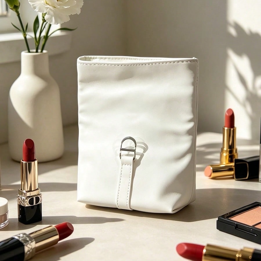 Dior’s Bag White Cosmetic Bag  - Luxury Bags Dior review and price