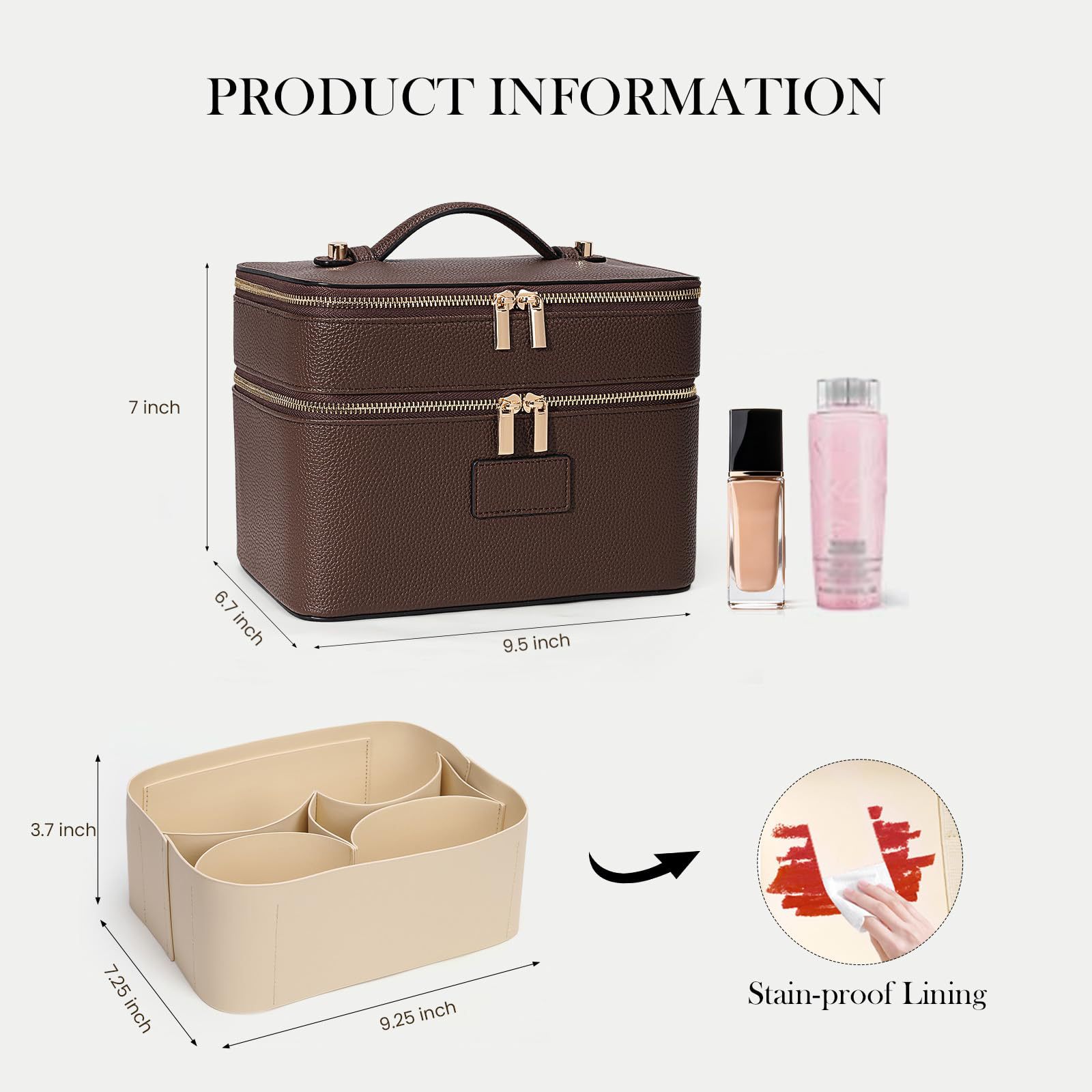 Large Capacity Double-layer Lu - Luxury Bags For Travel review and price