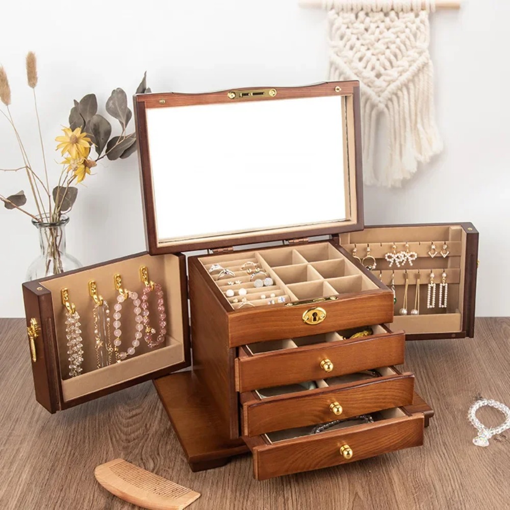 Wooden Jewelry Box Organizer S - Luxury Bags List review and price
