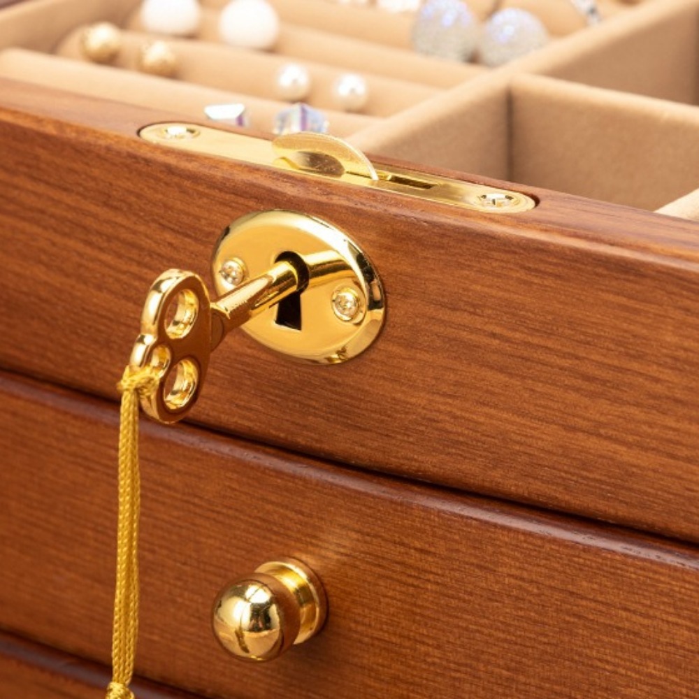 Wooden Jewelry Box Organizer S - Luxury Bags List review and price
