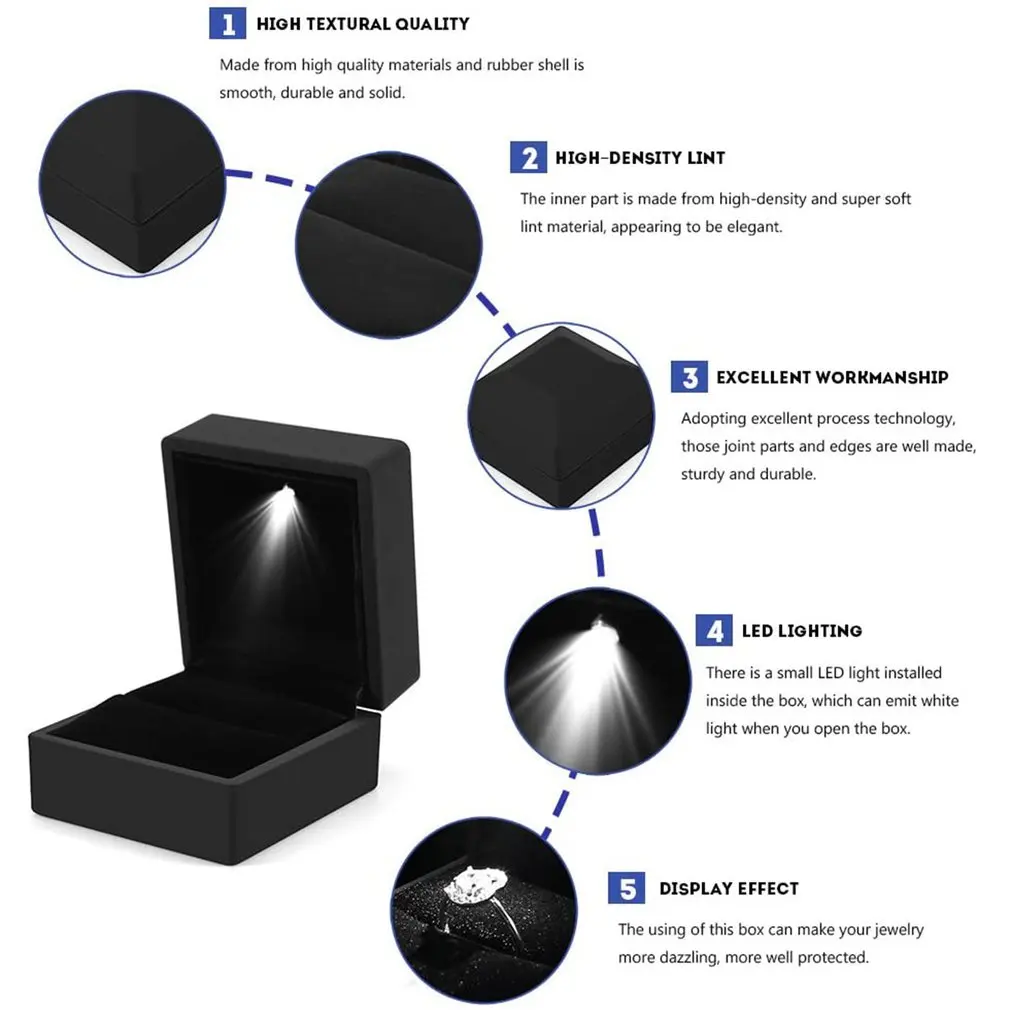 4 Colors 2026 Luxury Ring Box  - Luxury Bags List review and price