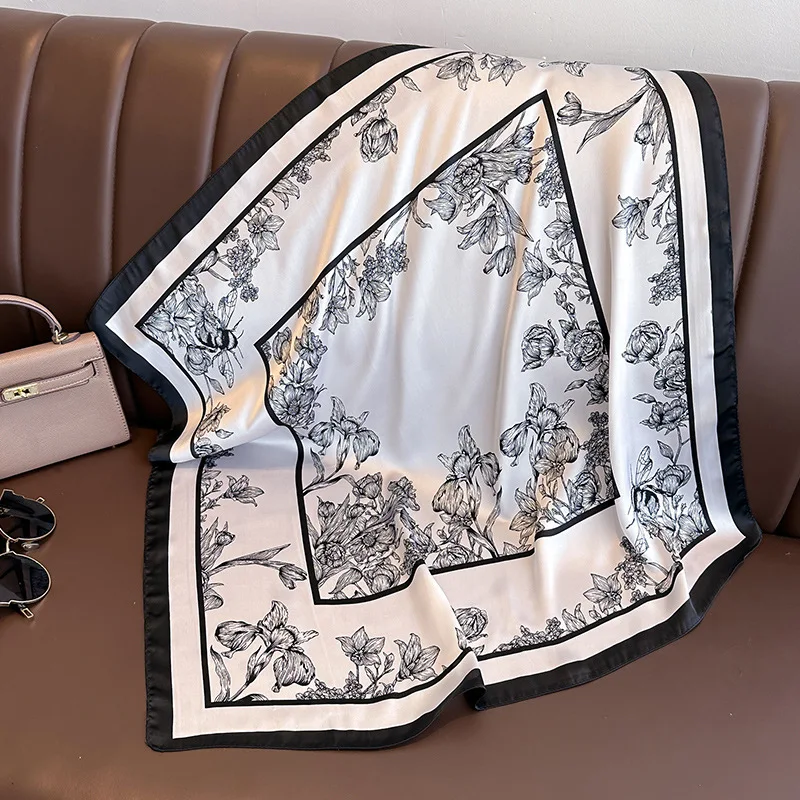 70*70cm Luxury Floral Print Si - Luxury Bags China review and price