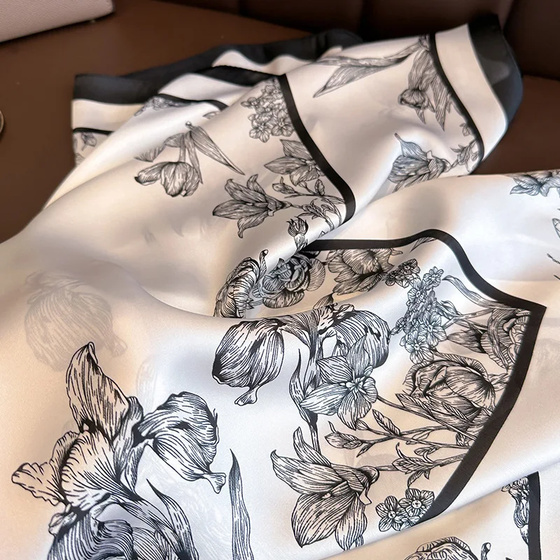 70*70cm Luxury Floral Print Si - Luxury Bags China review and price