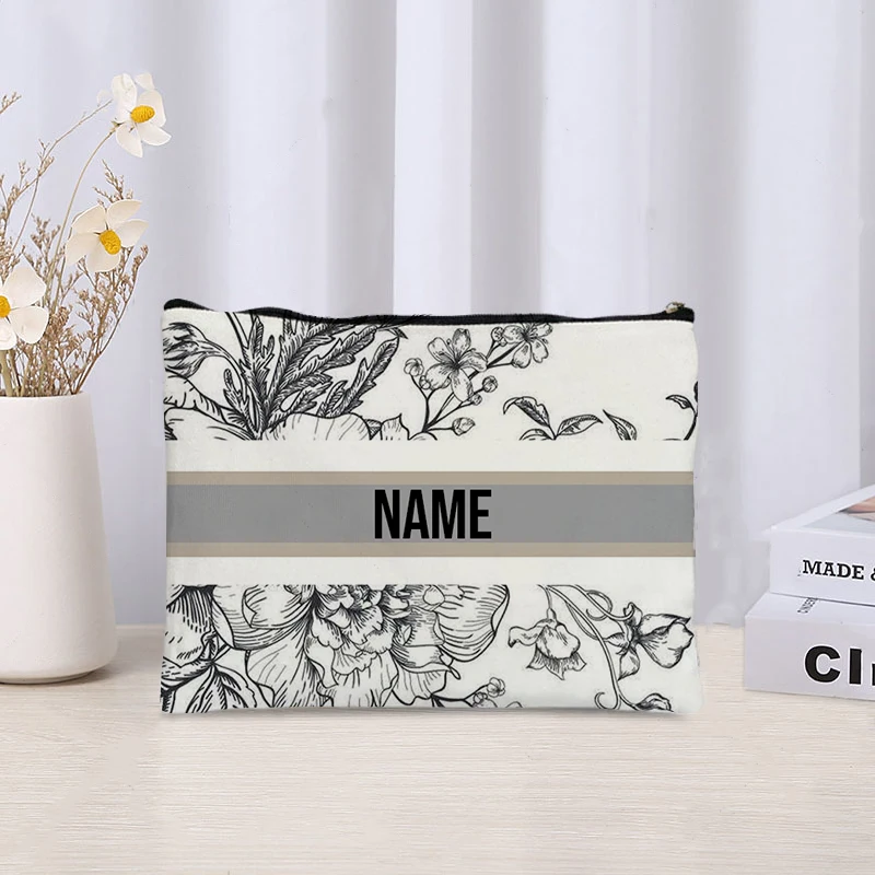 Custom Name Vintage Makeup Bag - Luxury Bags Brand Names review and price