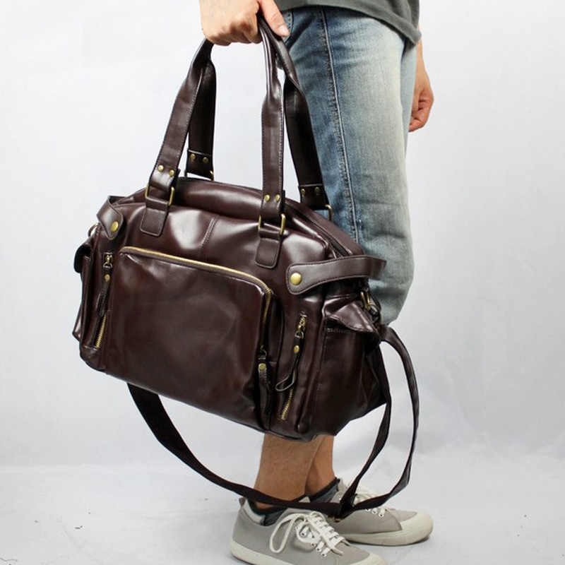 Casual Boston Handbag Men Luxu - Luxury Bags For Travel review and price